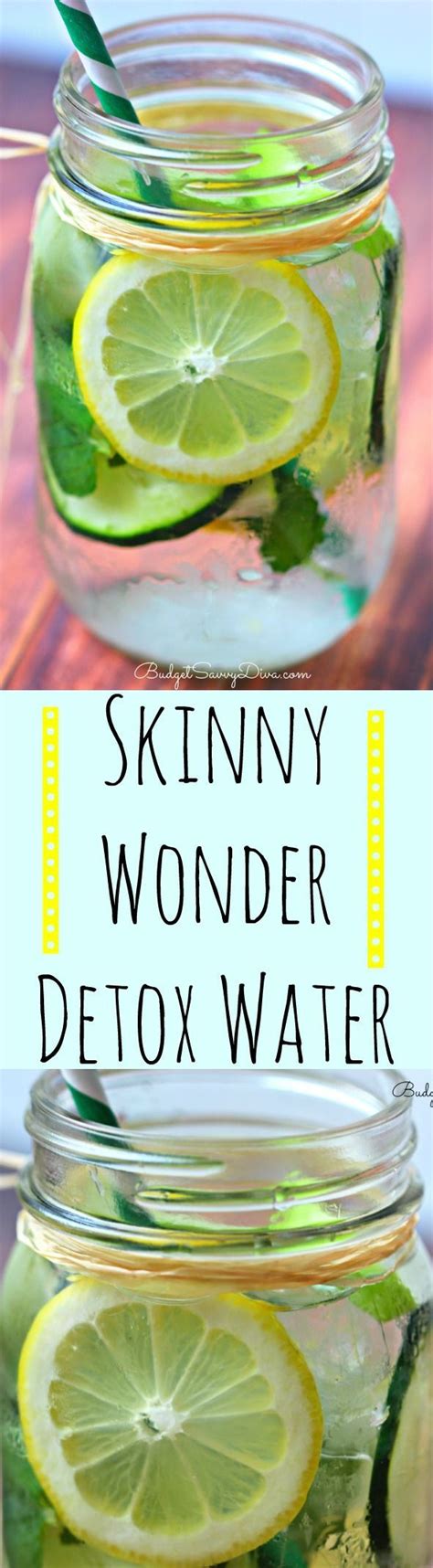 Skinny Wonder Detox Water Recipe Budget Savvy Diva Recipe Detox