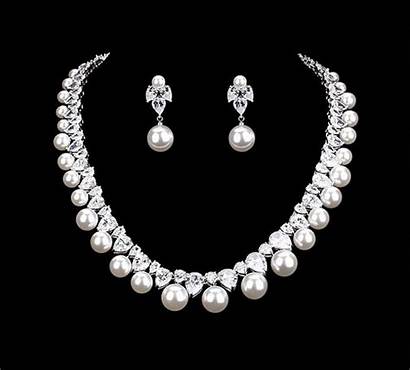 Necklace Earrings Royal Jewelry Freshwater Pearls Prom
