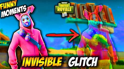 Invisible Character Skin Glitch Fortnite Funny Moments Rocket