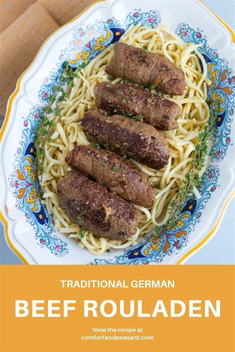 Maybe you would like to learn more about one of these? TRADITIONAL GERMAN BEEF ROULADEN ~ Comfort & Peasant ...