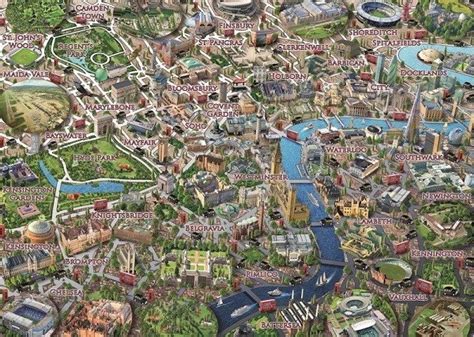 Mappa Di Londra Puzzle Online