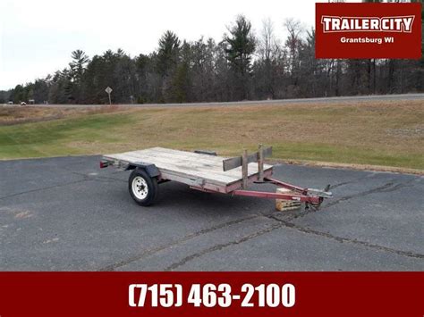 2000 4x8 Homemade Tilt Utility Trailer Trailer City New And Used