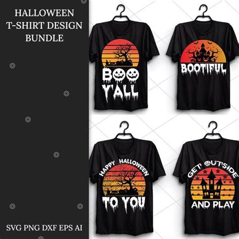 Halloween T Shirt Design Bundle Master Bundles