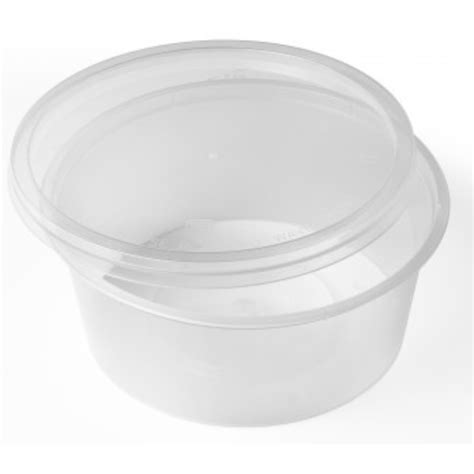 10oz Round Microwaveable Container With Lid Bandp Wholesale