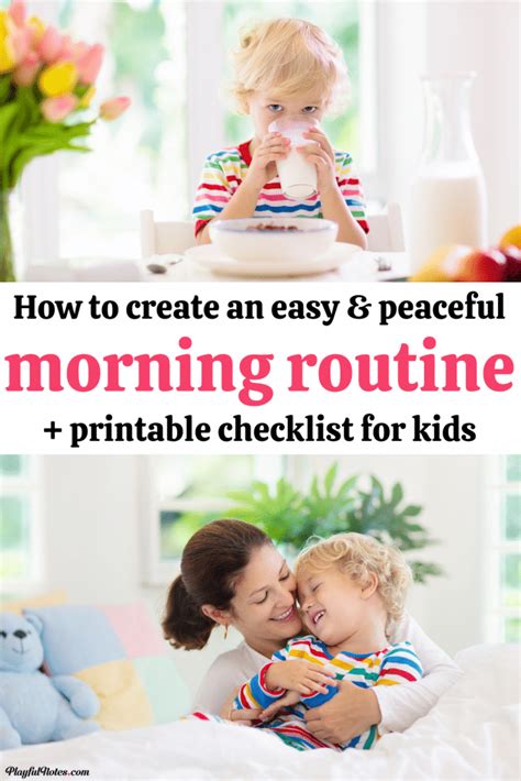 How To Create A Morning Routine For Kids That Will Help You Start The