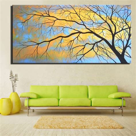 Buy Size 60x120cm Colorful Abstract Tree Canvas Prints