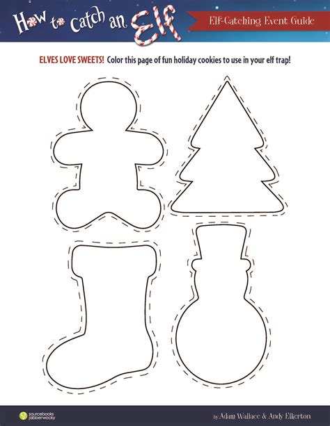 For years, they have been (and will probably always be). Color these fun holiday cookies to use in your elf trap! #catchanelf | Elf activities, Elf ...