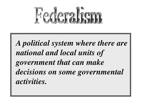 Ppt Federalism Powerpoint Presentation Free Download Id5231606