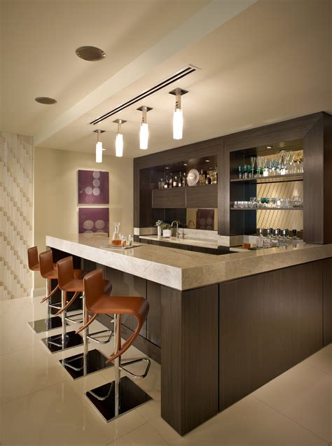Majestic Contemporary Home Bar Designs For Inspiration