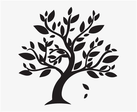 Clipart Tree With Branches And Leaves