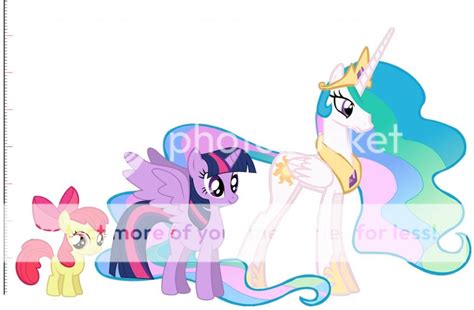 A Personal Touch The Height Of A Foal A Pony A Celestia And A Human