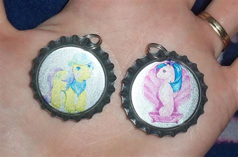 My Little Pony Custom Bottle Cap Necklace Wip Test By Ember Lacewing On