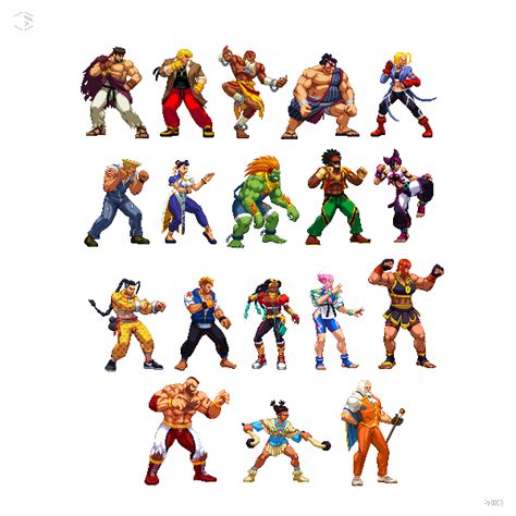 Street Fighter 6 Full Roster By Sabockee On Deviantart