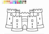 Coloring Sandcastle Designlooter Toys Beach 512px 03kb sketch template