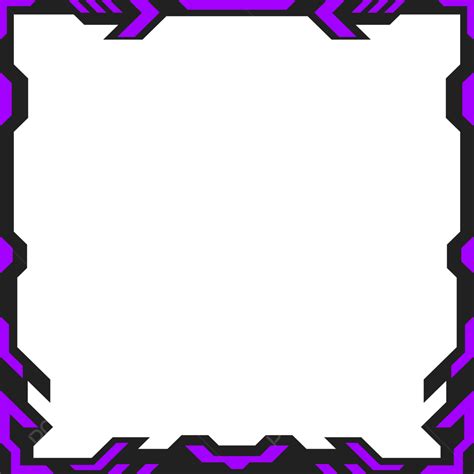 Twitch Overlay Facecam White Transparent Gaming Twitch Border