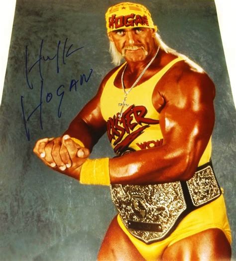 Wwe Legend Hulk Hogan Signed 16×20 Photo Memorabilia Expert