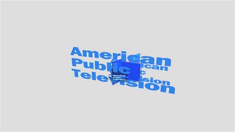 American Public Television 1994 Remake 3d Model By Vlad