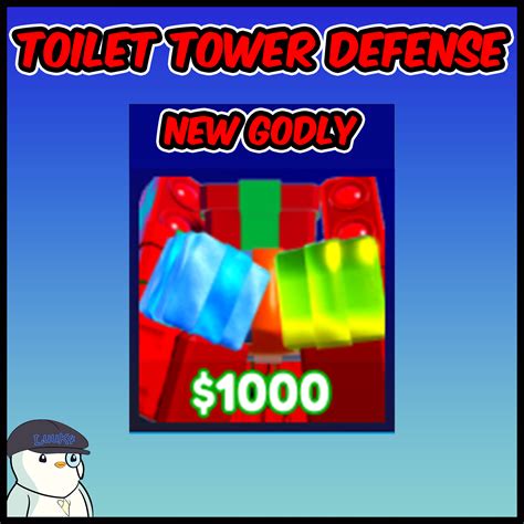 Roblox Toilet Tower Defense New Godly Titan Present Man Fast Delivery EBay