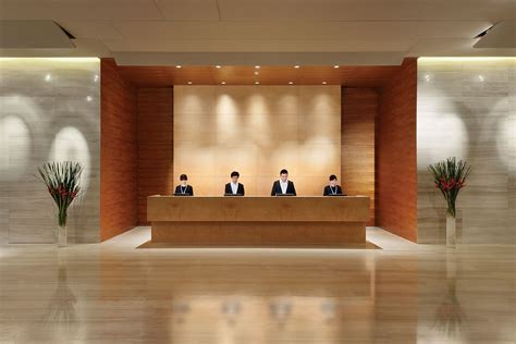 Modern Hotel Lobby Design With Reception Desk