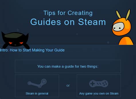 Steam Community Guide Tips For Creating Steam Guides