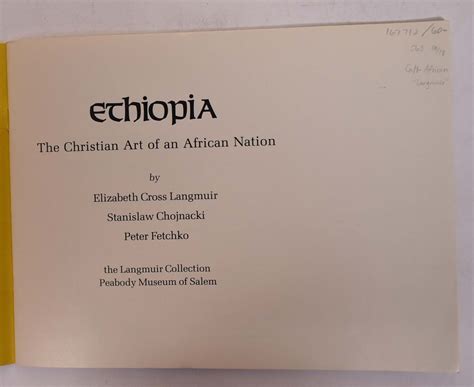 Ethiopia The Christian Art Of An African Nation The