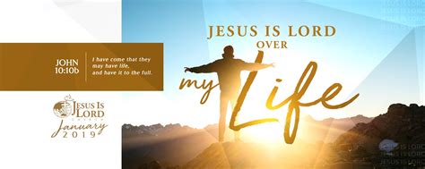 Jesus is Lord over my LIFE - Jesus Is Lord Church Worldwide