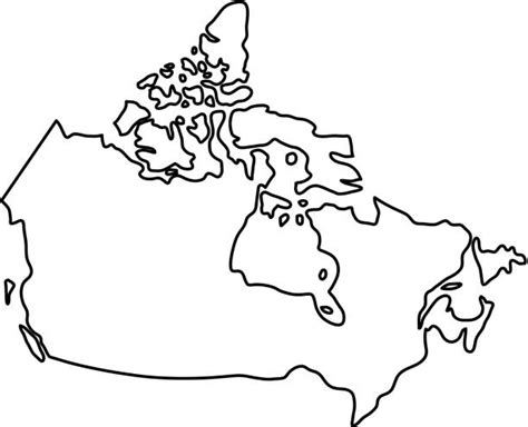 Canada Map Outline Get Map Update