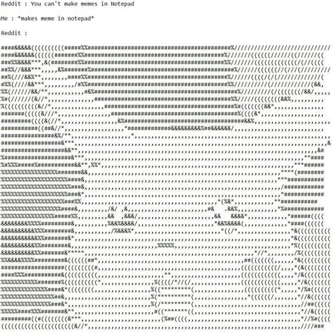 ASCII Art Surprised Pikachu Funny Text Art Ascii Art Funny Emoji