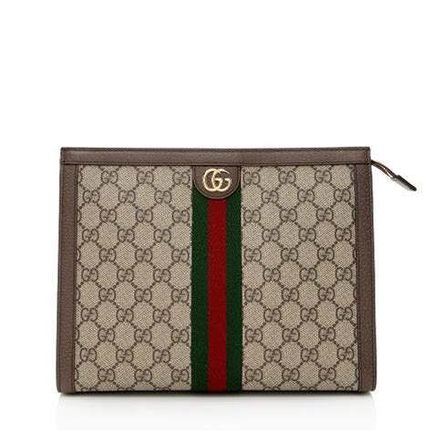 Gucci Gg Supreme Ophidia Pouch