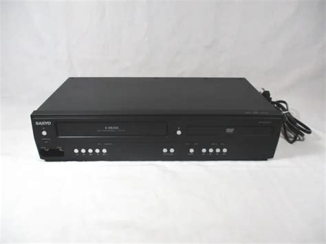 SANYO FWDV225F DVD VCR Recorder Combo Player NO REMOTE TESTED