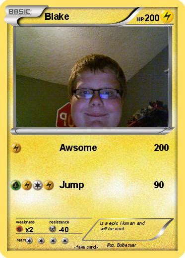 Pokémon Blake 196 196 Awsome My Pokemon Card