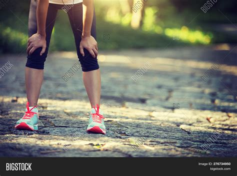 Tired Female Runner Image And Photo Free Trial Bigstock