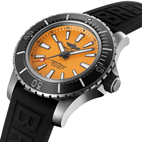 Breitling Superocean Automatic 48, Titanium, 48mm, Yellow dial, E17369241I1S1 | Luxury Watches USA