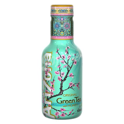 Arizona Bebida De Té Verde Con Miel Y Ginseng Botella De 50 Cl