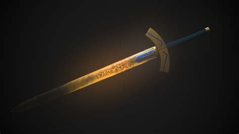 3D model Excalibur VR / AR / low-poly | CGTrader