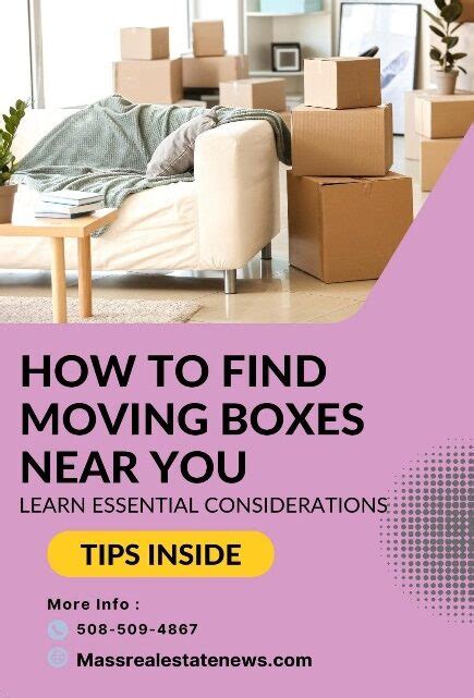 How To Find Boxes For Moving Near Me In Massachusetts
