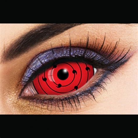 Rinne Sharingan Ten Tails Red Sclera 22mm Contact Lenses Crazyangelens