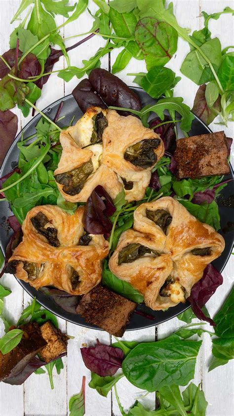 Would you like any fruit in the recipe? Vegan Spinach Puffs | Gourmandelle