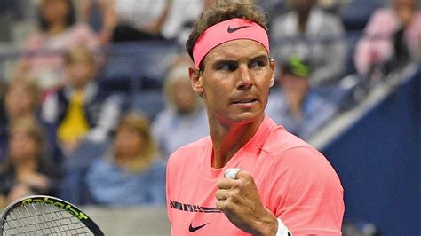 Look Rafael Nadal Rocks Neon Pink Shirt At Us Open And Twitter Swoons