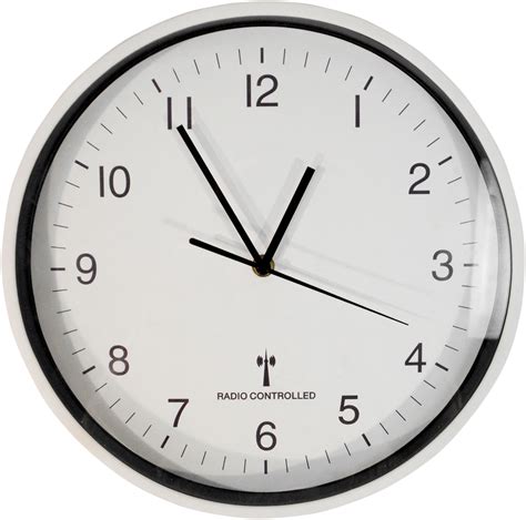 Wall Mounted Radio Controlled Clock 300mm 12 Electrovision