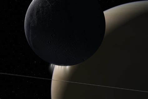 Nasa S Cassini Spacecraft Data Reveals Plasma Waves Moving From Saturn To It S Moon Enceladus