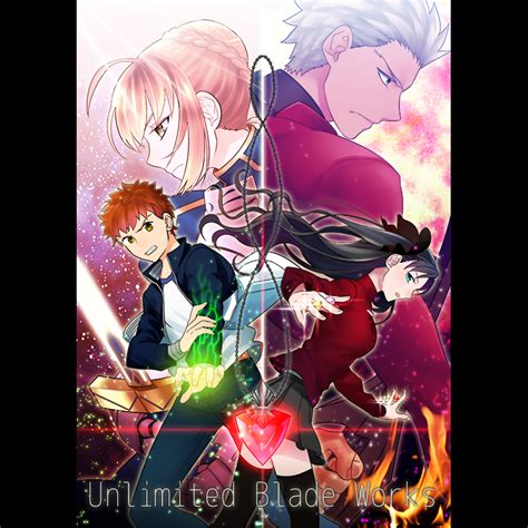 Artoria Pendragon Saber Tohsaka Rin Emiya Shirou And Archer Fate