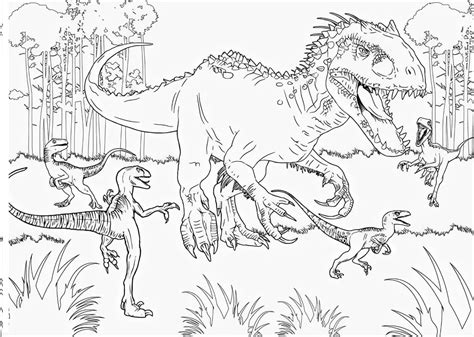 81 Ausmalbilder Dinosaurier Indominus Rex Alexia Hime