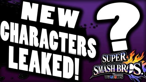 Warning Potential New Smash Bros Ds Wiiu Characters Leaked Spoilers Ahead Youtube