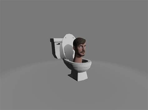 3d Model Skibidi Toilet Mrbeast Vr Ar Low Poly Cgtrader