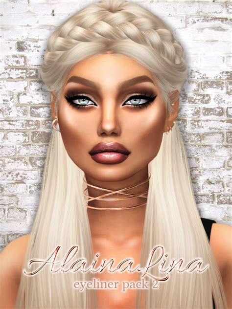 Eyeliner Pack 2 Alainalina Sims 4 Sims 4 Cc Eyes Sims