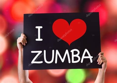 I Love Zumba Card — Stock Photo © Gustavofrazao 73411119