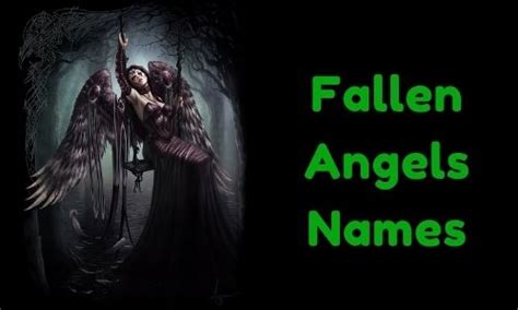 1000 Fallen Angels Names Funny Unique Famous Badass