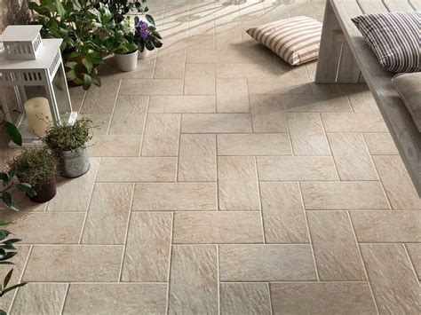 Piastrella Dakota Beige Tavelle Lario X Gres Esterni Effetto