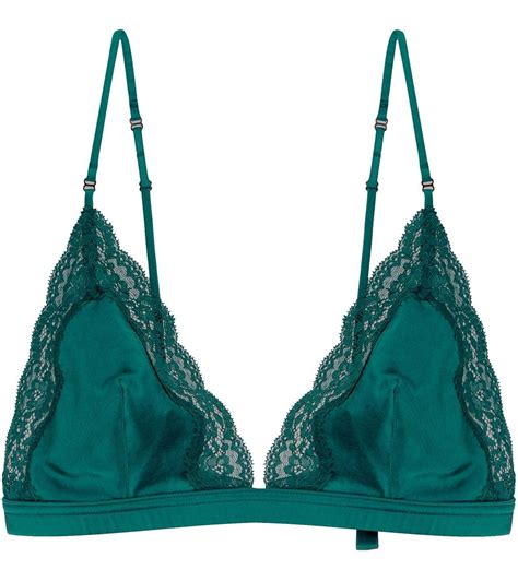 Stella Mccartney Clara Whispering Soft Cup Bra Dark Emerald Gorgeous